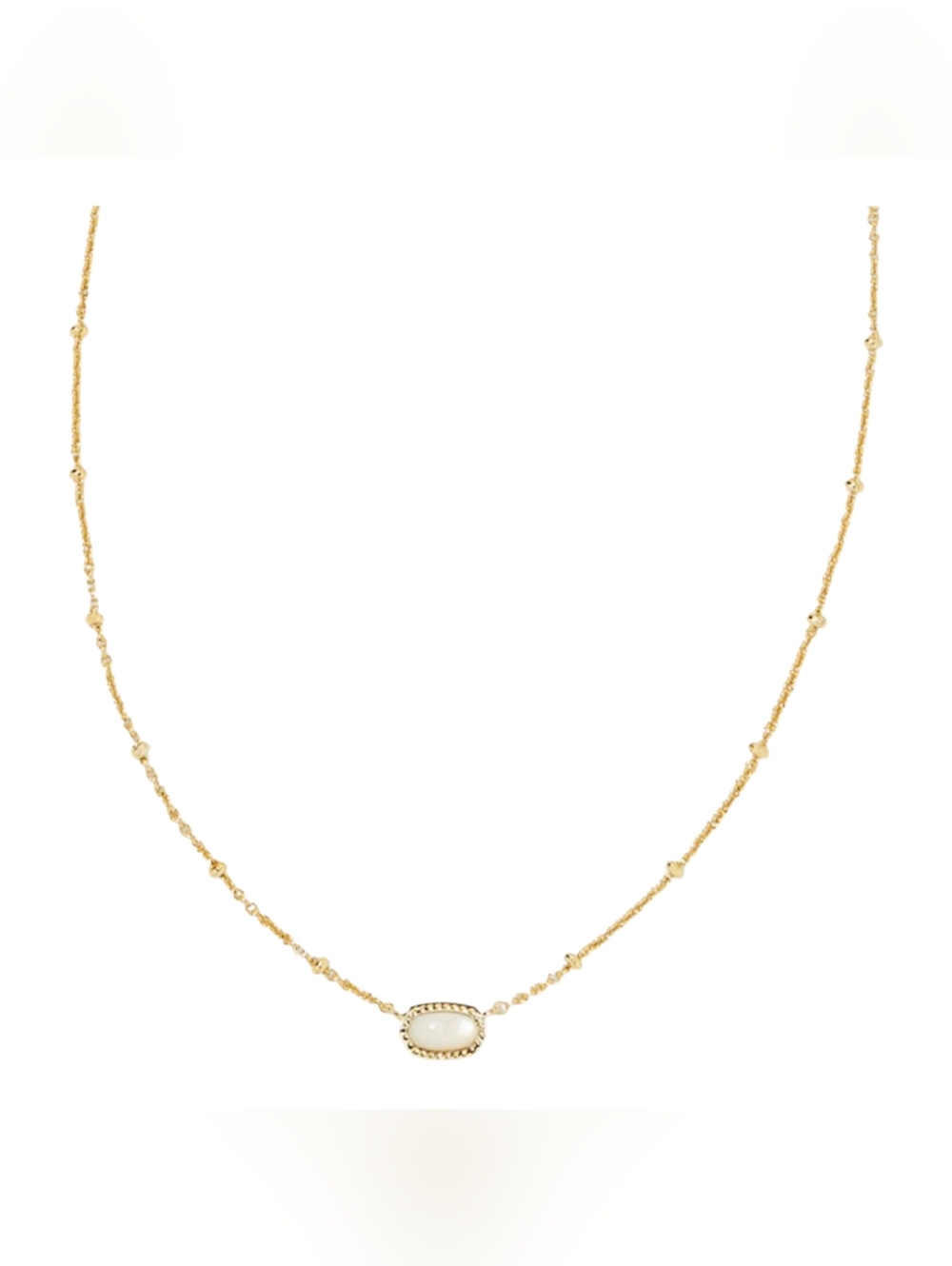 Kendra Scott Elisa 2 PC Mother Of Pearl & Pave Necklace Gift Set, NIB - Picture 4 of 6